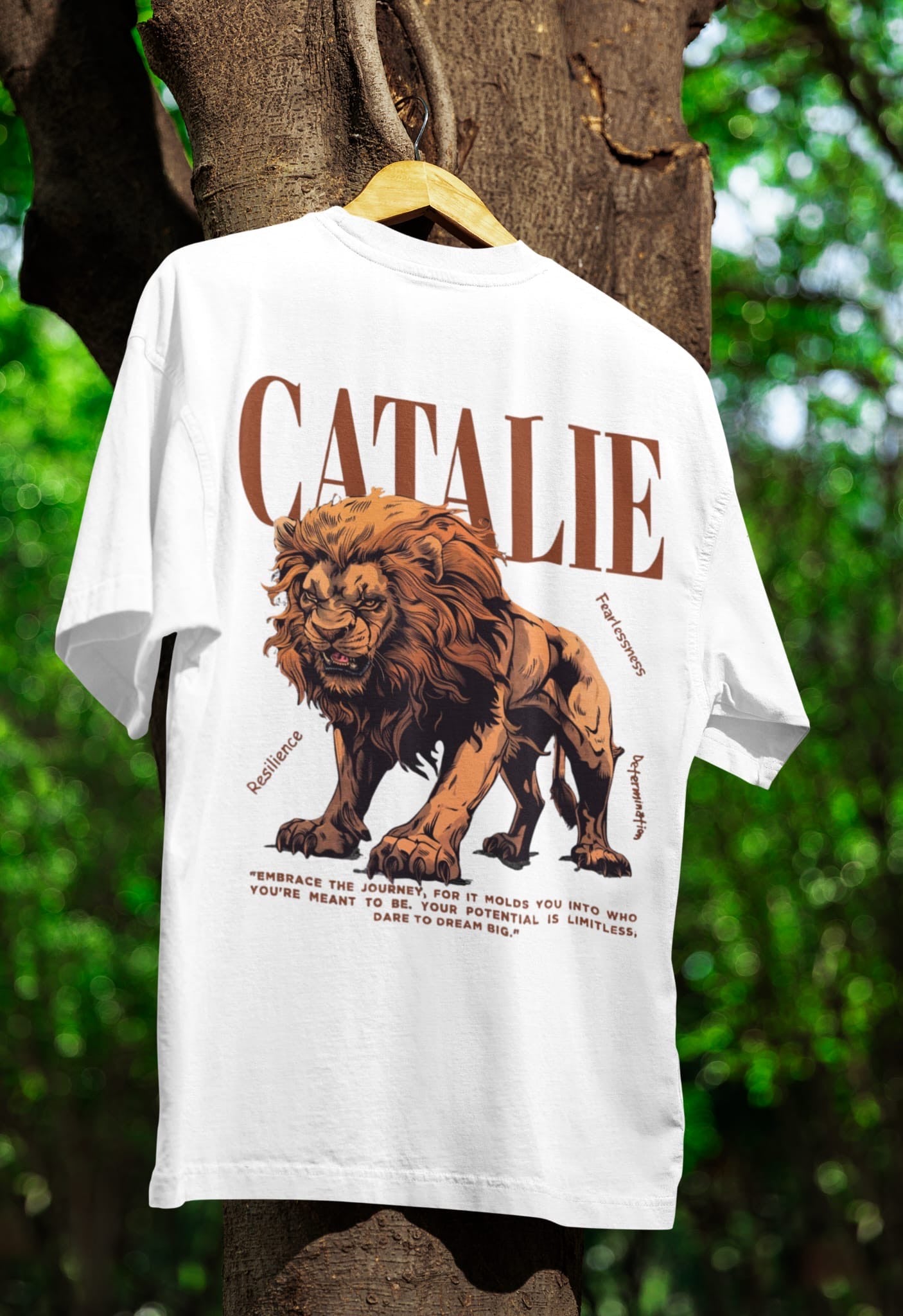 Catalie Klassisches weißes schulterfreies T-Shirt