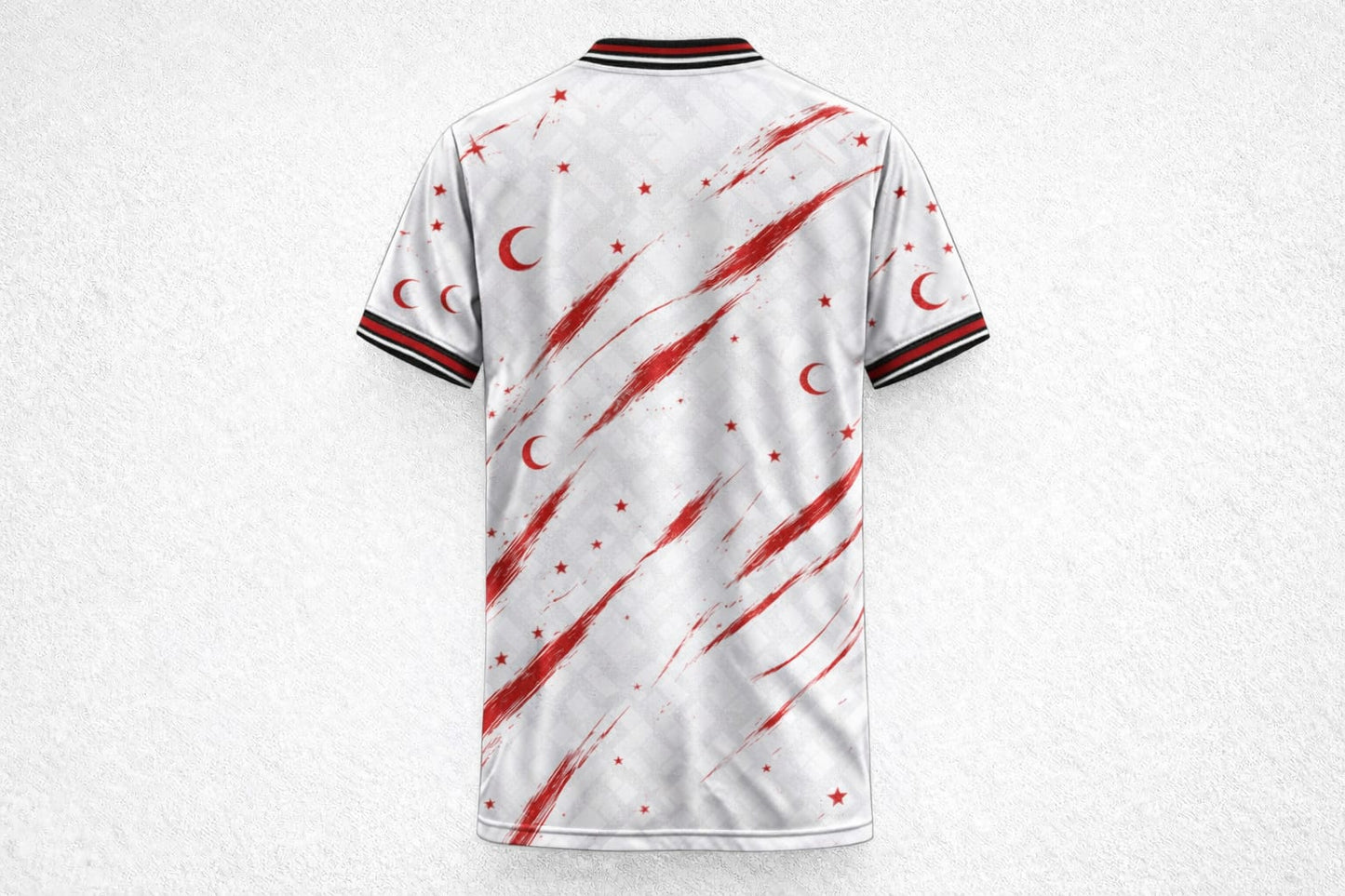 Türkeifußballtrikot – WM 2026 (weißes Auswärtstrikot)