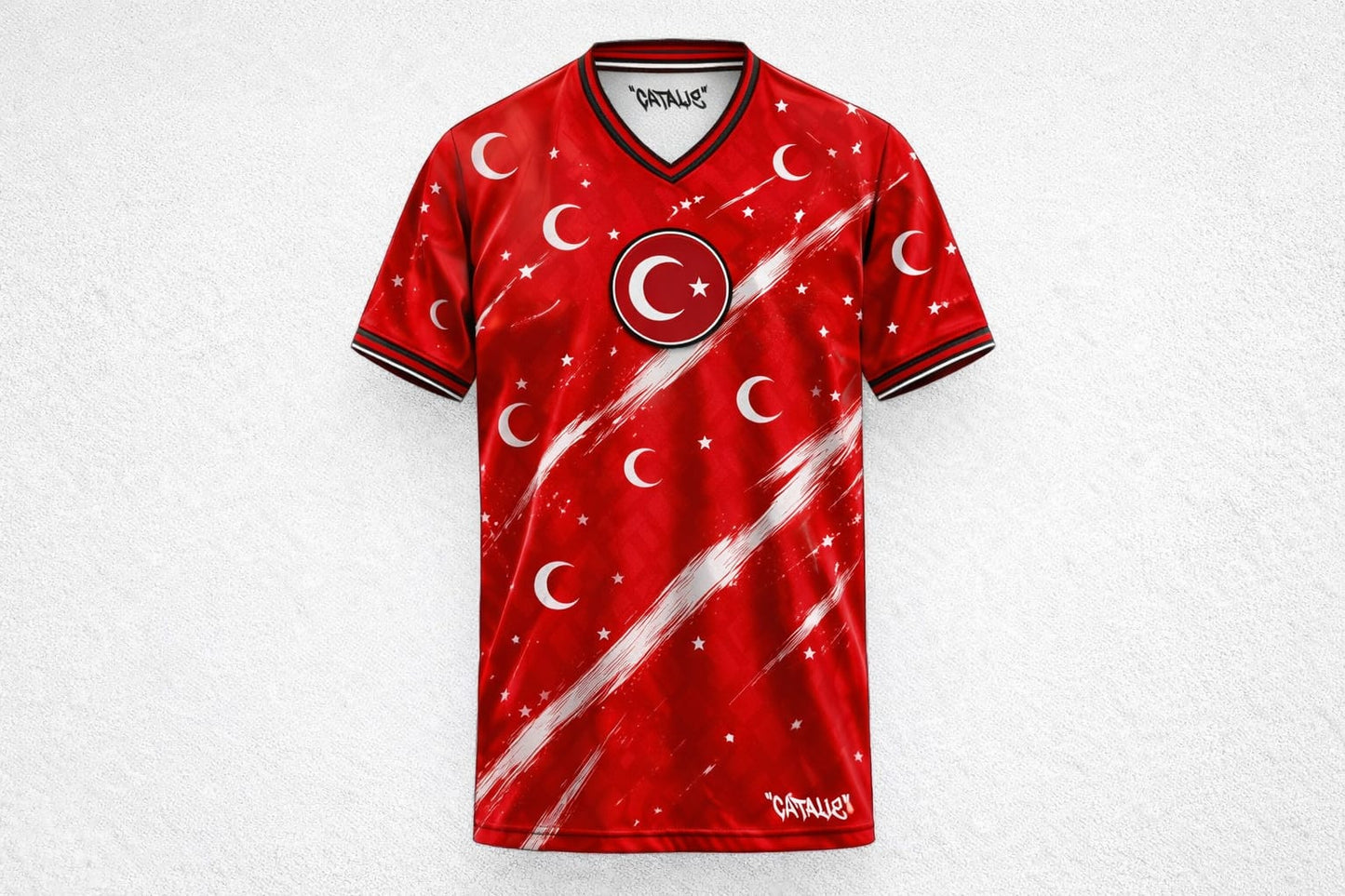 Türkeifußballtrikot – Weltmeisterschaft 2026 (Rotes Heimtrikot)