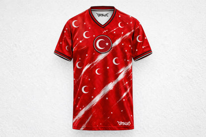 Türkeifußballtrikot – Weltmeisterschaft 2026 (Rotes Heimtrikot)
